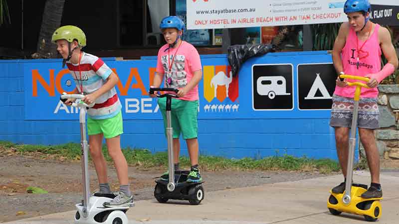 Robo Segway Style Tours are a fun way to explore Airlie Beach and the surrounding area