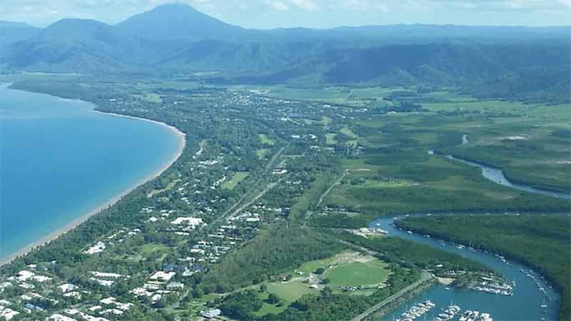 Take a 30 minute fixed wing scenic flight over the rainforest and Great Barrier Reef from Cairns