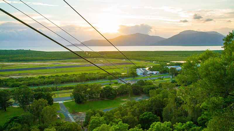 Experience the raw power of gravity and high velocity thrill of zip lining 300 metres (985 ft) over the rainforest in Cairns!