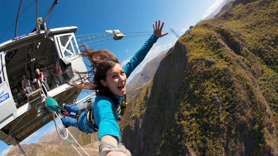 Welcome to the best thing you’ve ever done. Go full throttle with our 134m Bungy (the highest in New Zealand). Free fall for 8.5 seconds in a blitz of pure fear and adrenaline. Don’t say we didn’t warn you, because this will definitely put the cement in your coffee.