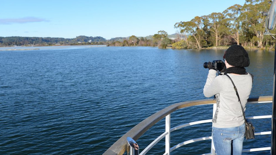 Join the friendly crew aboard the M.V Lakeland Queen for an hour of relaxed cruising on Lake Rotorua while enjoying a coffee and fresh baking.
