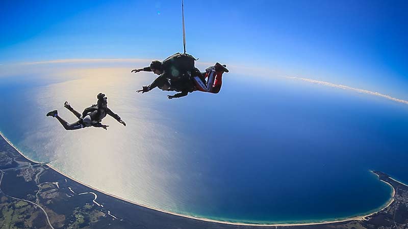 Tandem Skydive from up to 15,000ft at Byron Bay and you get to spend time in the magnificent Byron Bay!