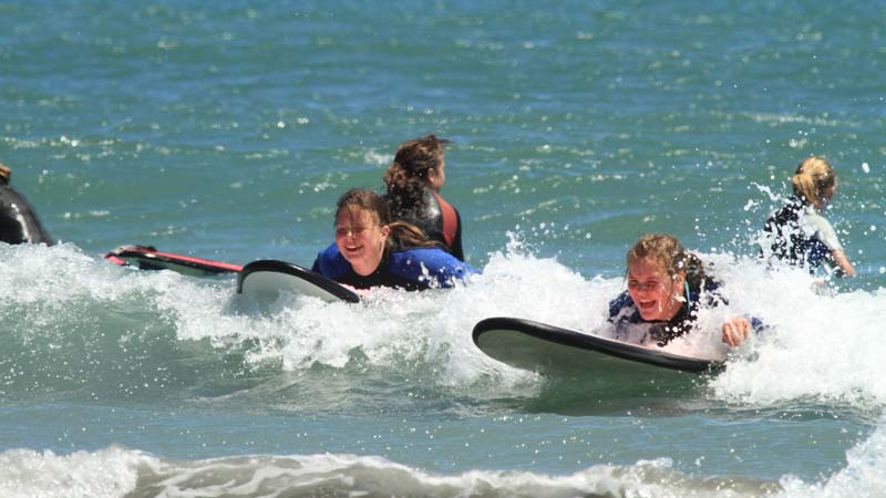 Authentic surf lessons with a New Zealand surf legend in a stunning natural environment. Perfect!.