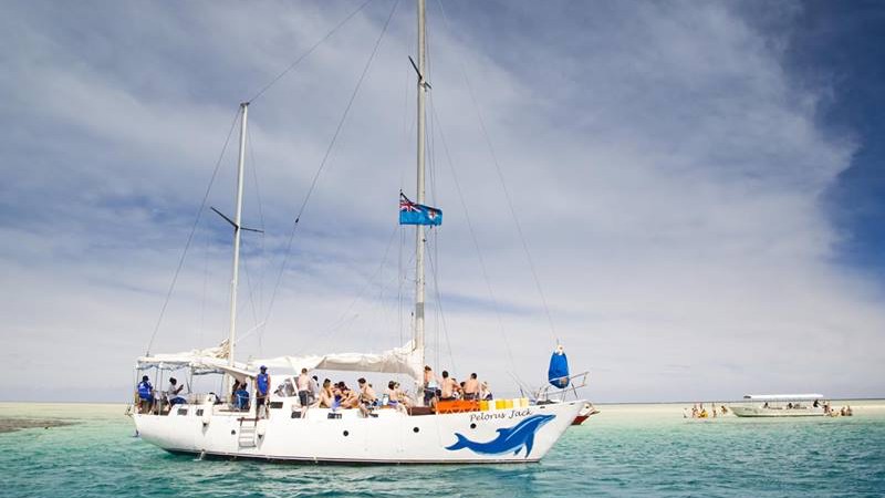 Join PJ’s for an incredible day of Sailing, Snorkeling and island experience on the idyllic crystal clear waters of Serenity Island!