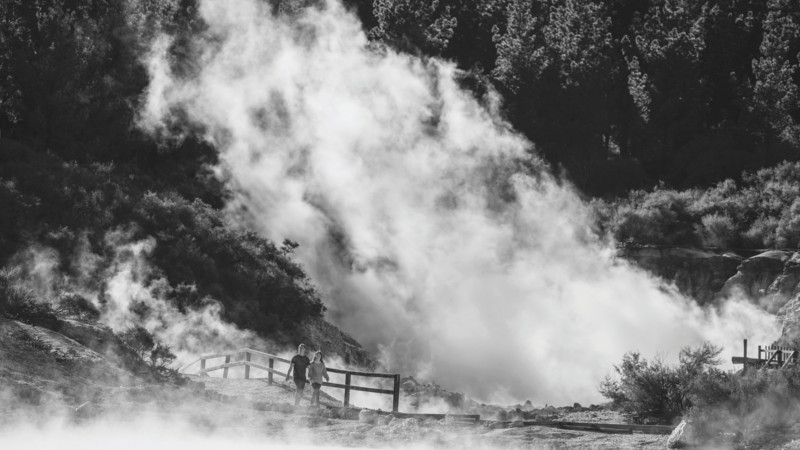 Combine a relaxing natural Sulphur Spa with an exploration of Rotorua's most active thermal park - Hell's Gate!