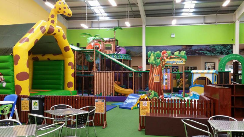 Let the kids loose in this bouncy, fun adventure park!