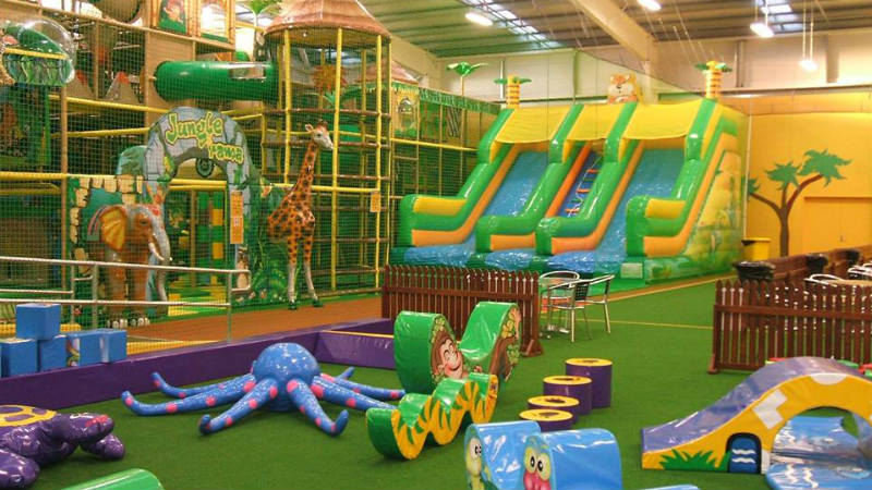 Let the kids loose in this bouncy, fun adventure park!