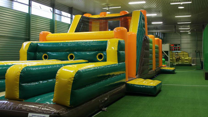 Bounce on in and conquer Mission: Inflatable!