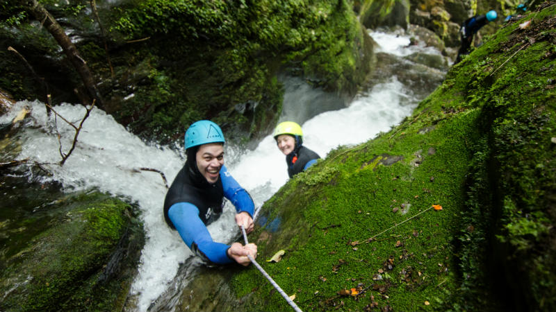 Get amongst natural New Zealand with this action packed canyoning experience.