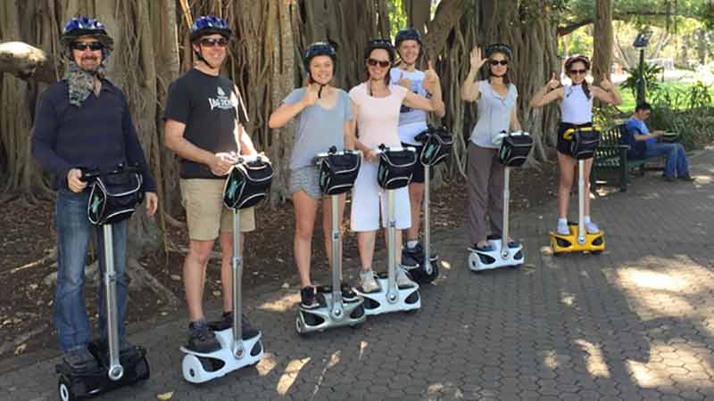 Join other riders and book your spot in our popular group Mini-Segway tours exploring the sights along the Brisbane River and Inner-City.