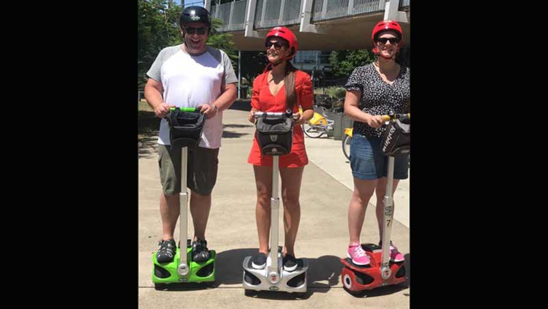 Join other riders and book your spot in our popular group Mini-Segway tours exploring the sights along the Brisbane River and Inner-City.