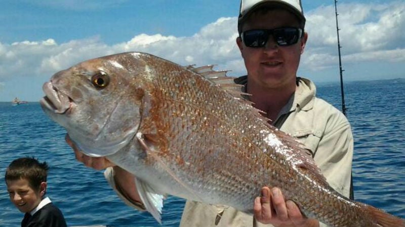 Spend 4 hours on the Hauraki Gulf waters with Auckland’s premium inshore Snapper fishing charter team.