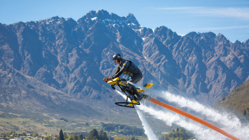 Soar through the air on beautiful Lake Wakatipu!