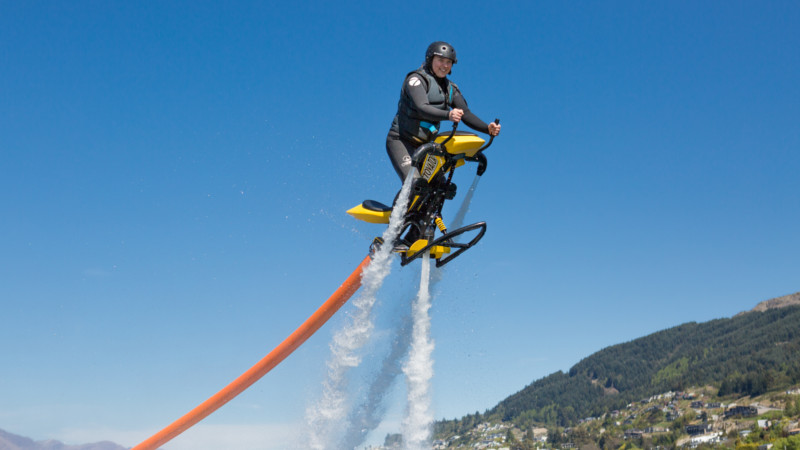 Soar through the air on beautiful Lake Wakatipu!