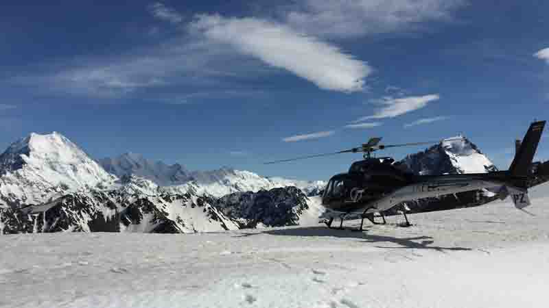 A 55 minute Helicopter scenic flight experience through the Mt Cook and Westland National Parks with a snow landings on either the Fox, Franz Josef or Tasman Glaciers - The ultimate way to see the Southern Alps!