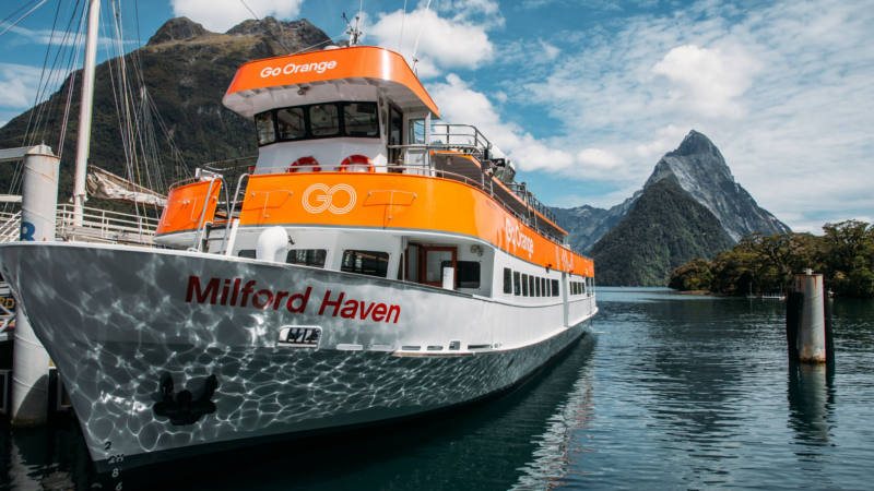 Discover the totally breathtaking world heritage site that is Milford Sound with a Coach + Cruise brought to you by Go Orange. 