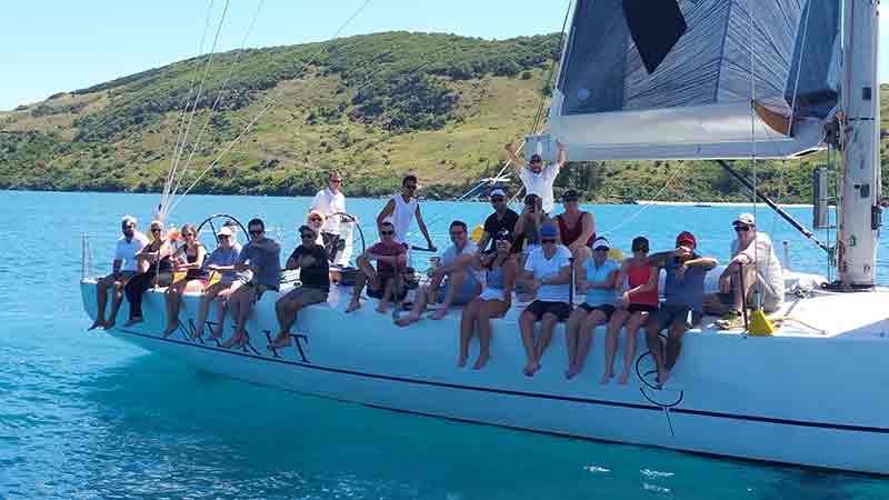 Join Merit Racing for a true Whitsundays Sailing experience! Come for a day sailing adventure aboard a real race boat, get hands on or sit back and enjoy the ride to Whitehaven Beach