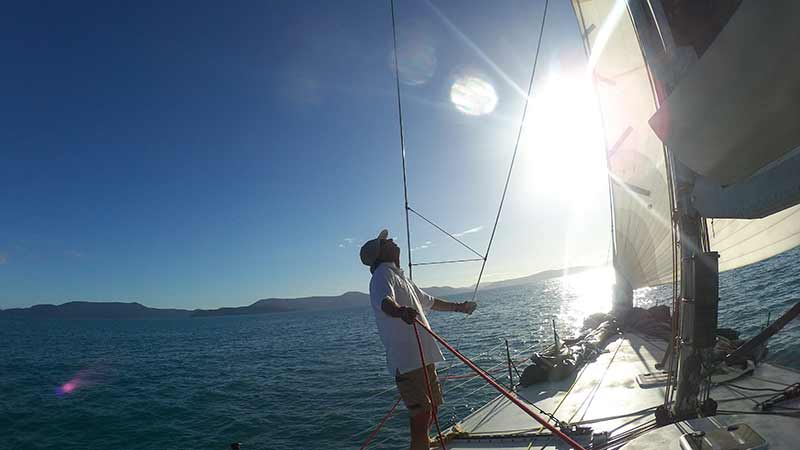 Join Merit Racing for a true Whitsundays Sailing experience! Come for a day sailing adventure aboard a real race boat, get hands on or sit back and enjoy the ride to Whitehaven Beach