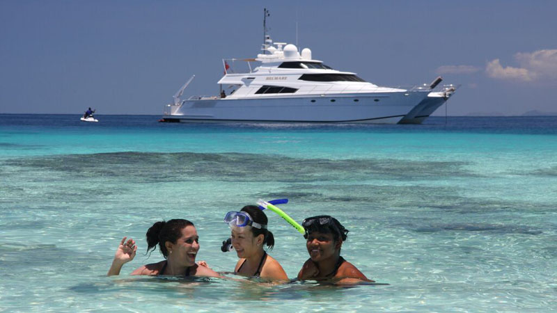 Your All Inclusive day of Luxury cruising in the Mamanuca Islands.