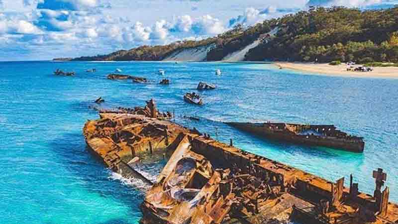 Join B52 Charters for an adventure sailing trip to Tangalooma where we snorkel, dive and swim the wrecks with turtles, dolphins, fish, birds and diverse marine life