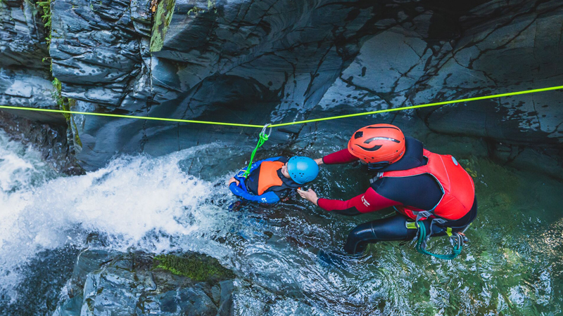 Canyoning is an adventure sport like no other! This is the perfect balance of rocks ropes and rivers. Embrace the stunning beauty of your surrounds and conquer the fun challenges of a descent through the narrow walls of the canyon. Encounter zip lines, waterfalls, rock jumps, deep pools, natural water-slides and much more!