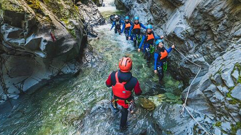 Canyoning is an adventure sport like no other! This is the perfect balance of rocks ropes and rivers. Embrace the stunning beauty of your surrounds and conquer the fun challenges of a descent through the narrow walls of the canyon. Encounter zip lines, waterfalls, rock jumps, deep pools, natural water-slides and much more!