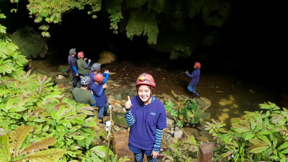 An “off the beaten track” 3 hour adventure into the stunning limestone and glow worm caves on our family farm. Waitomo’s top-rated, most authentic glowworm caving experience. 