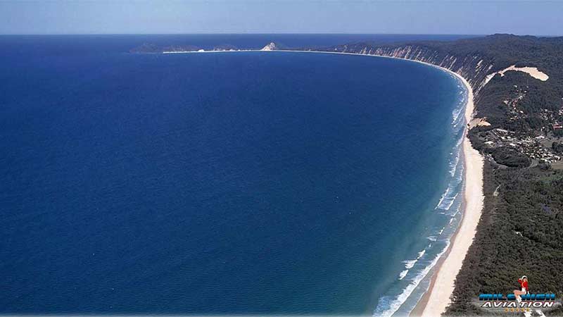 Get a unique perspective from the air with a 30 minute scenic flight experience over Fraser Island ex Hervey Bay