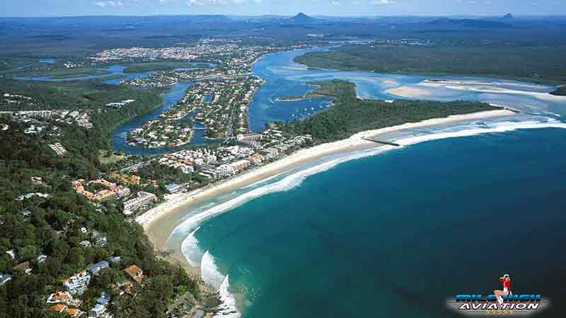 Come along on a 30 minute scenic flight with Mile High Aviation and see the stunning sights of Noosa Headlands and the Sunshine Coast Beaches from the sky in your private light aircraft