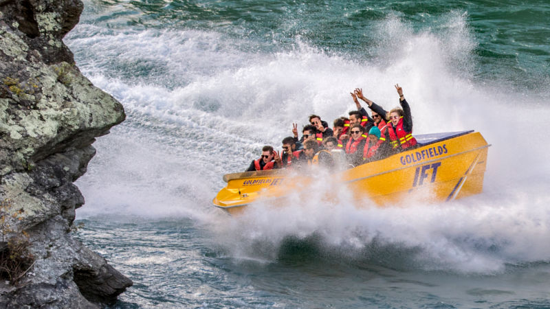 Experience the rush of a thrilling jet boat ride and discover the fascinating history New Zealand's most historic gold mining region!
