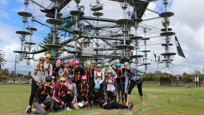 Experience the ultimate in fun above the ground with West Beach Adventure’s MegaClimb!