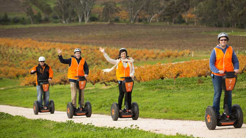 Have a ‘wheelie’ good time and discover the delights of Seppeltsfield on a fully guided Segway Tour!