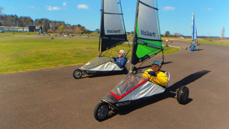Challenge your friends and family to a blokart race around our custom built track and experience the awesomeness of this unique, exciting and truly home grown invention!