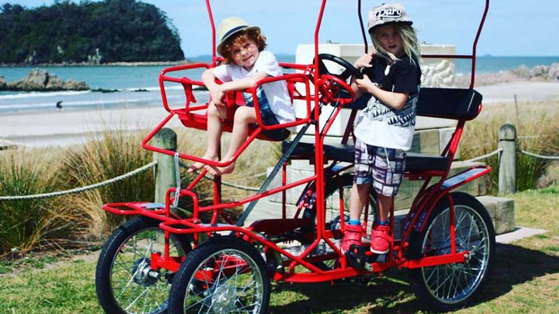 For a fun and unique way to explore Mount Maunganui with your mates, go Indi Bikes! 