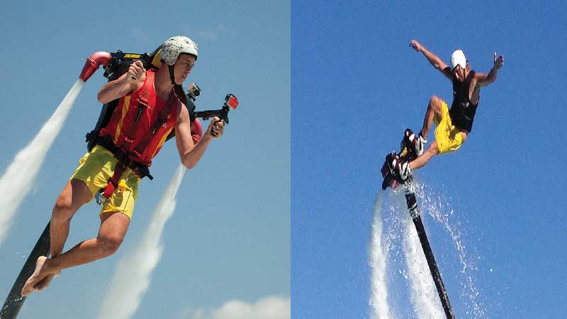 Experience the thrill of being strapped to a jetpacks and flying through the air, assisted by high pressure water jets! Located on the Central Coast