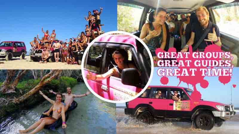 Fraser Island and Whitsundays combo deal. Whitsundays sailing aboard smaller capacity boat of 14 people, plus a 2 day 1 night adventure tag along tour
