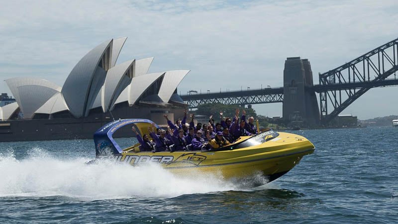 Join Thunder Jet for a wet and wild heart pumping adventure on the waters of Sydney Harbour! Ride into ocean swells at full throttle and hold on for dear life as you experience extreme 360 degree spins!