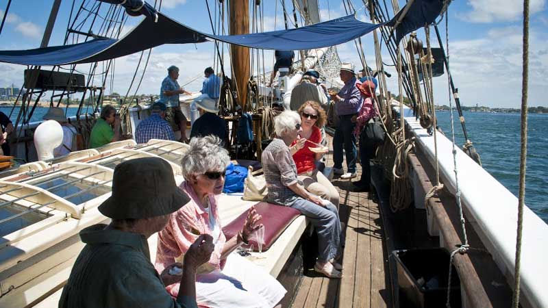 Discover the world’s most beautiful harbour on a two hour sailing cruise with lunch onboard a 1850s style tall ship!