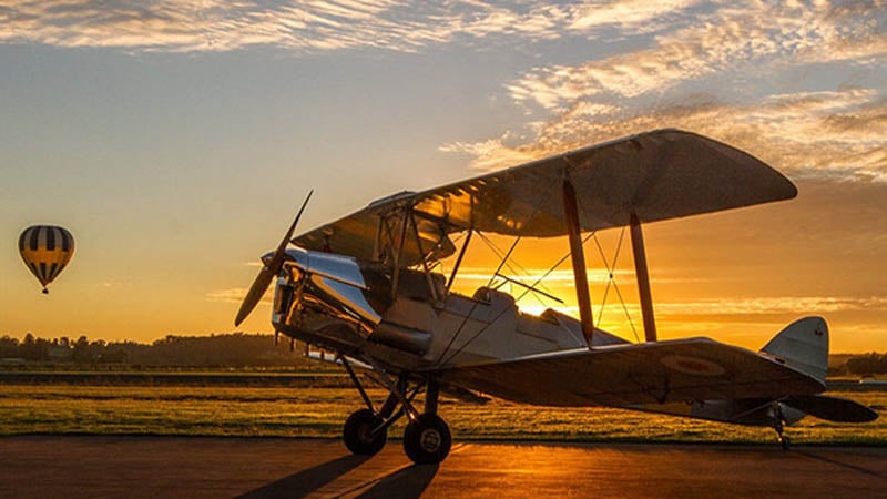 
Experience flight in one of the greatest period planes to ever grace the skies.  The de Havilland Tiger Moth. 