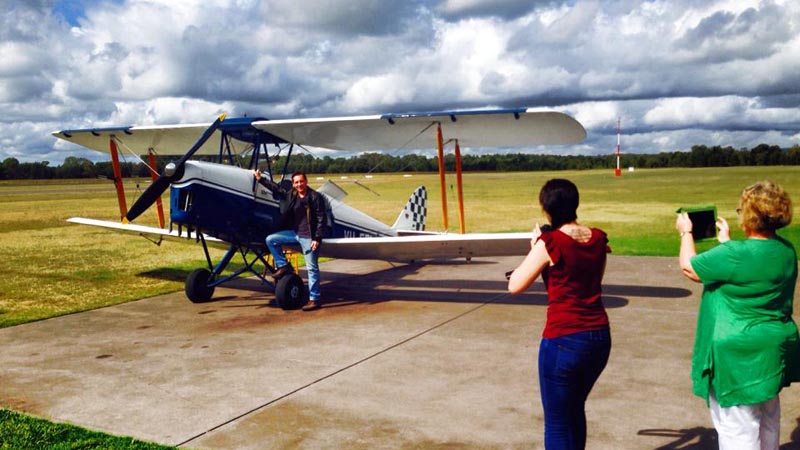 
Experience flight in one of the greatest period planes to ever grace the skies.  The de Havilland Tiger Moth. 