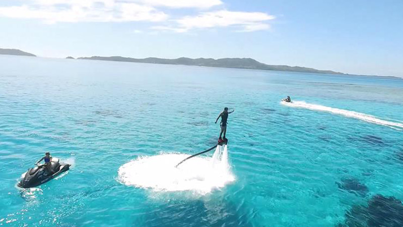 Hit the crystal Fiji waters for an experience you’ll never forget. Jetboards Fiji are bringing us epic water adventures - Soar the Sky and tick flyboarding off the bucket list with us.