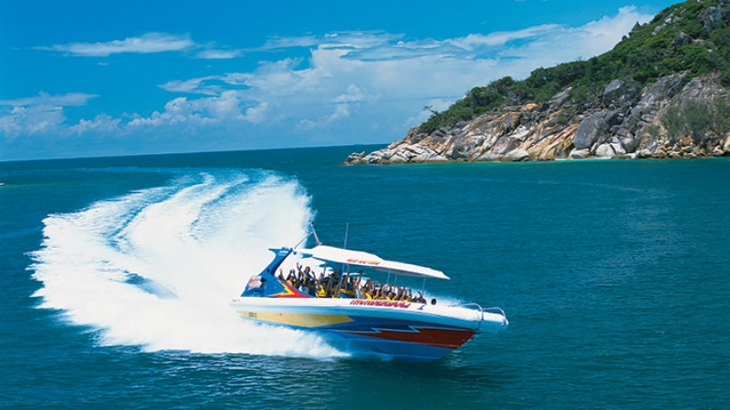 The Thunderbolt is easily the fastest and most fun way to transport yourself to Fitzroy Island. Take a 30 minute journey of thrills to an island paradise.