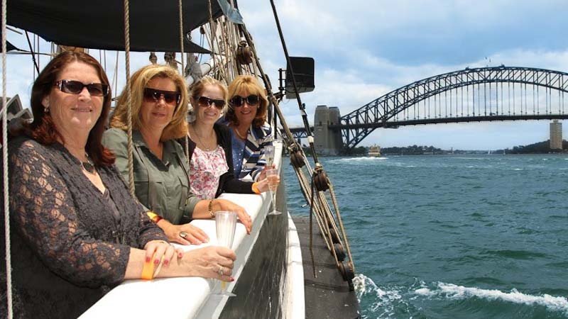 Join Sydney Tall Ships for a fun journey on the Sydney Harbour with a family friendly afternoon discovery cruise onboard a historic tall ship.