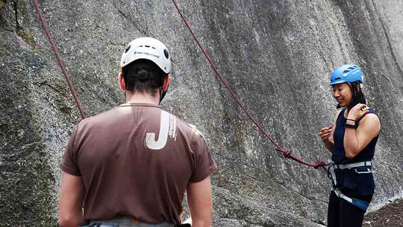 Experience the thrill of rock climbing at the You Yang's with The Adventure Merchants!