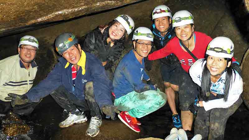 Take your caving adventure to the next level and experience caving at night with The Adventure Merchants!