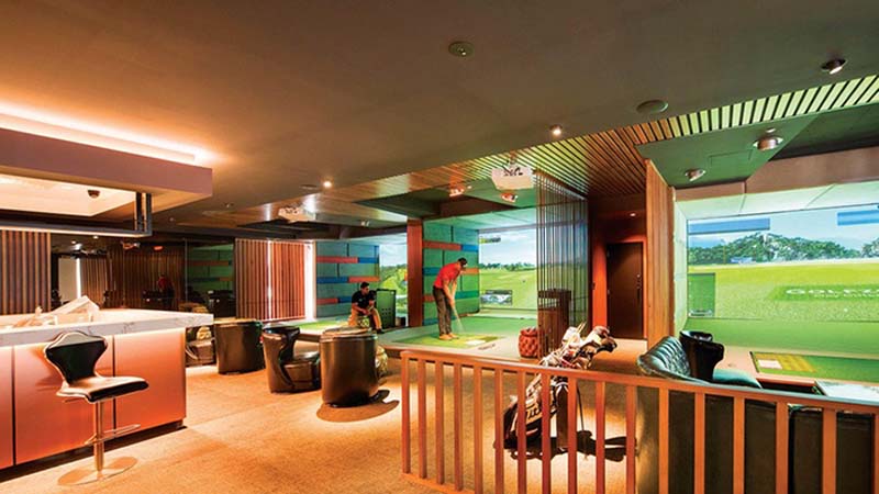 Experience golf from a completely new perspective and enjoy an hour of golf for up to 6 people on our state of the art golfing simulators!