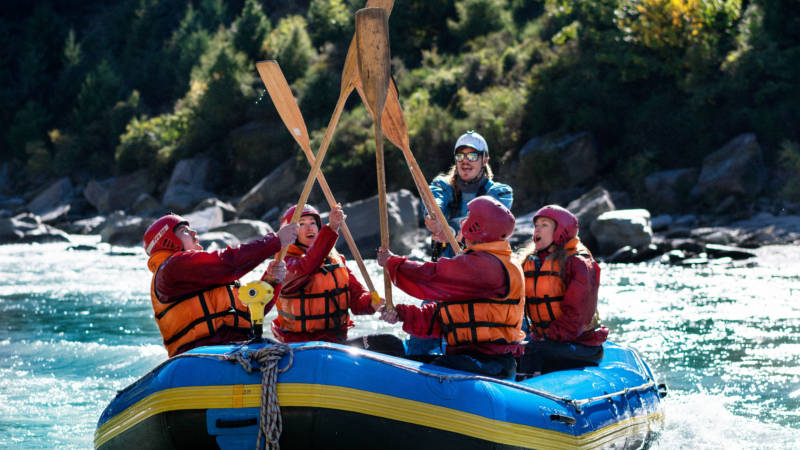 Get an action-packed, serious white water rafting adventure on the famous Shotover River combined with an epic helicopter ride over Skippers Canyon!