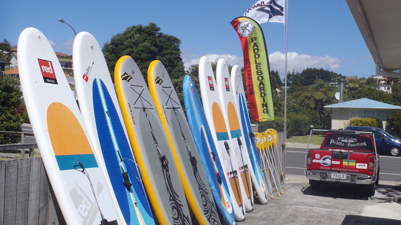 Discover a new way of getting around on the water with Raglan Watersports - Stand Up Paddle Boarding on the Waikato River.