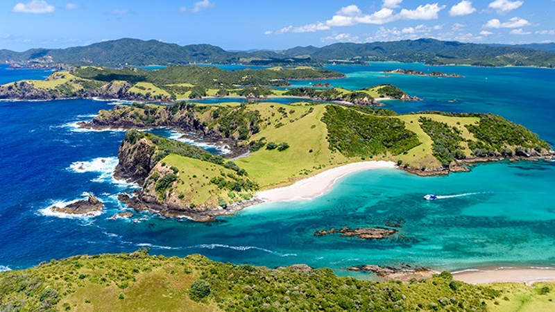 Experience a fascinating full day trip to the incredible Bay of Islands and enjoy a Hole in the Rock Dolphin Watching Cruise.