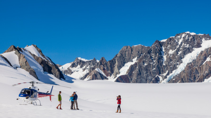 Join The Helicopter Line and explore the astounding sights of Aoraki / Mount Cook National Park from awe-inspiring heights.